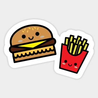 Burger For Life Sticker